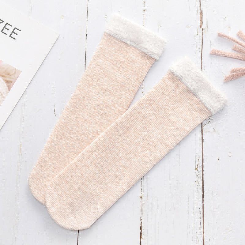 Candy Color Thermal Winter Socks