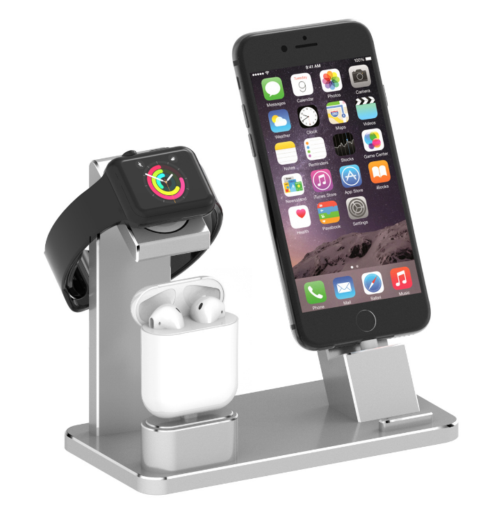 Wireless Charger 4 In 1  For Fast Dock Holders Station