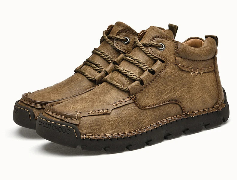 Men's Retro Casual Velvet Warm Cotton Shoes