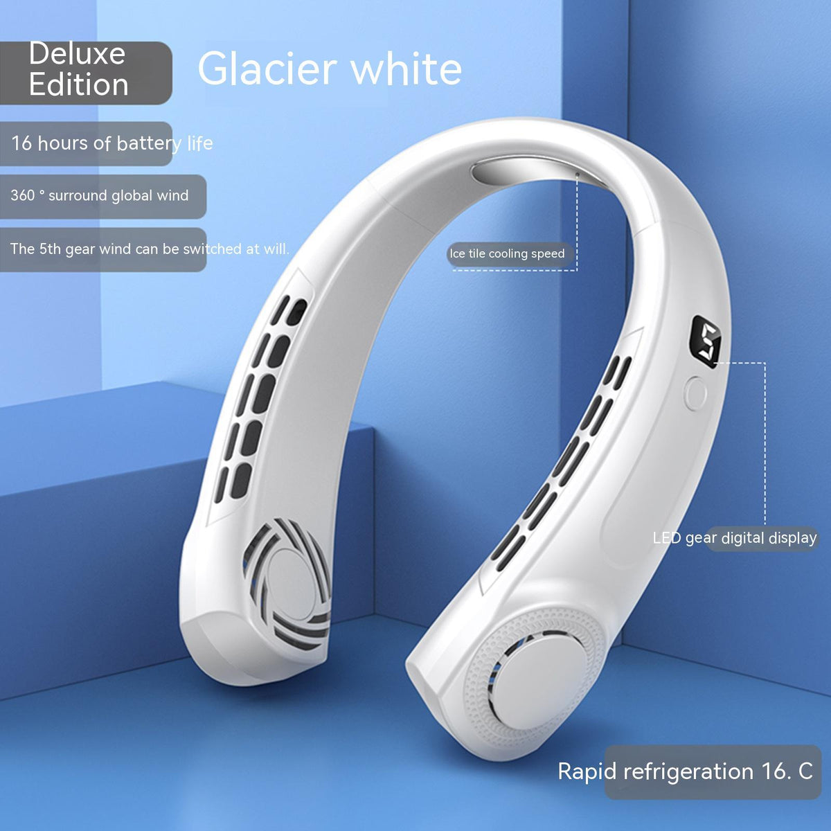 Hands-Free Portable Neck Fan