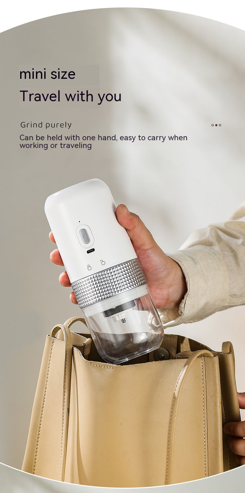 Electric Coffee Grinder Household Small Automatic
