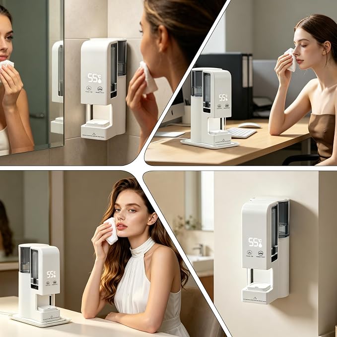 Smart Heated Towel Rack With Built-in Towel Compressor And Heater