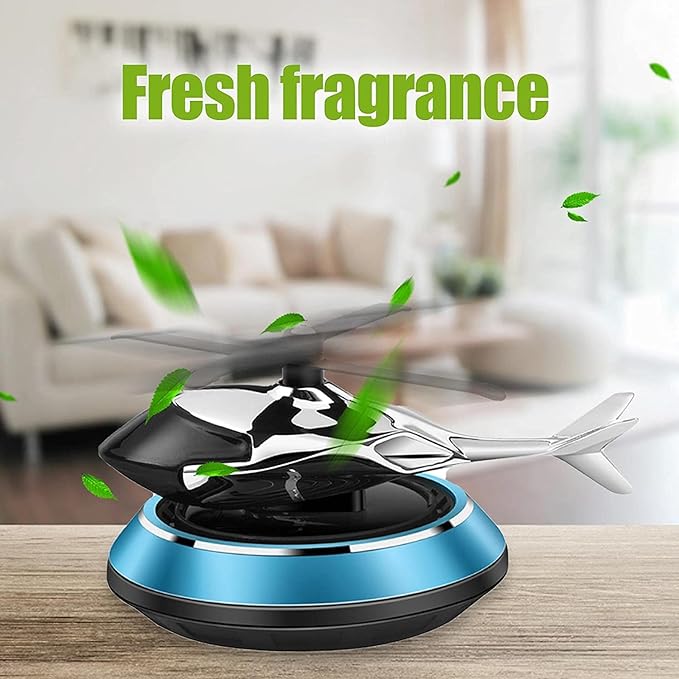 Solar Helicopter Car Air Freshener