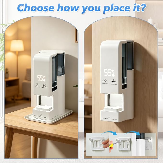 Smart Heated Towel Rack With Built-in Towel Compressor And Heater