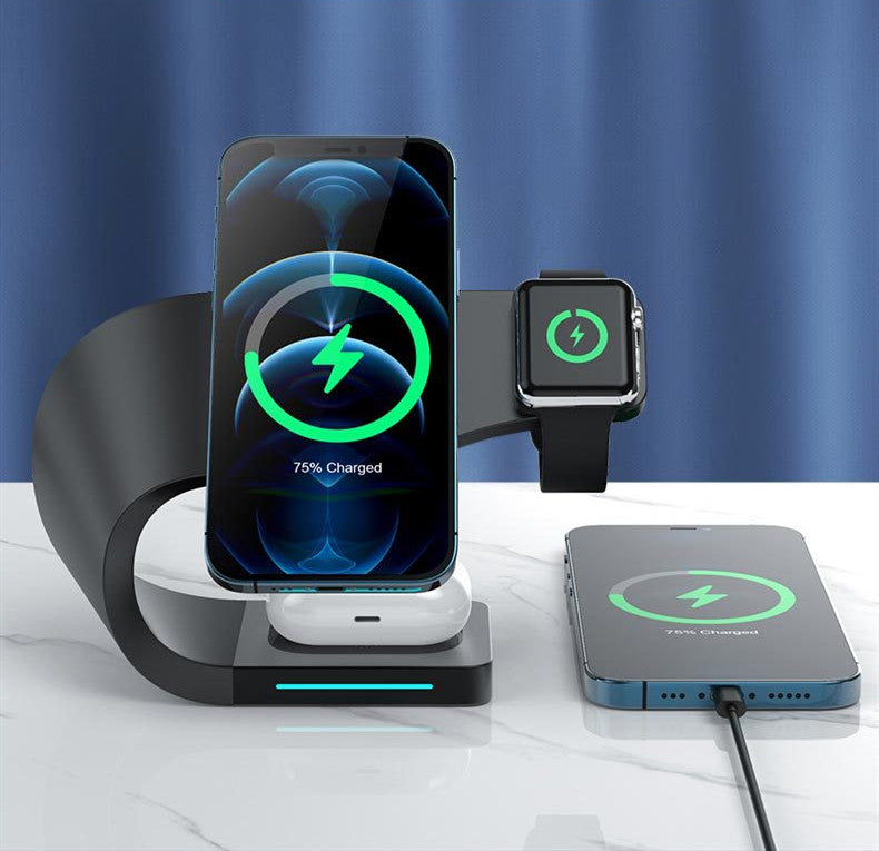 Wireless Charger 4 In 1  For Fast Charger Charging Station