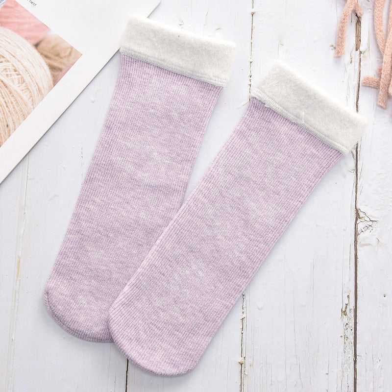 Candy Color Thermal Winter Socks