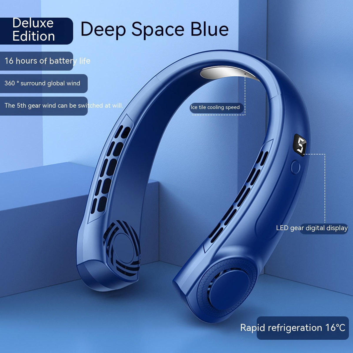 Hands-Free Portable Neck Fan