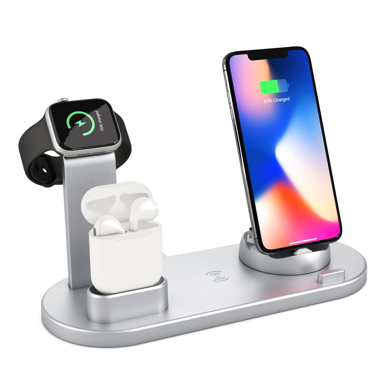 Wireless Charger 4 In 1 Charging Station For AppleI Watch