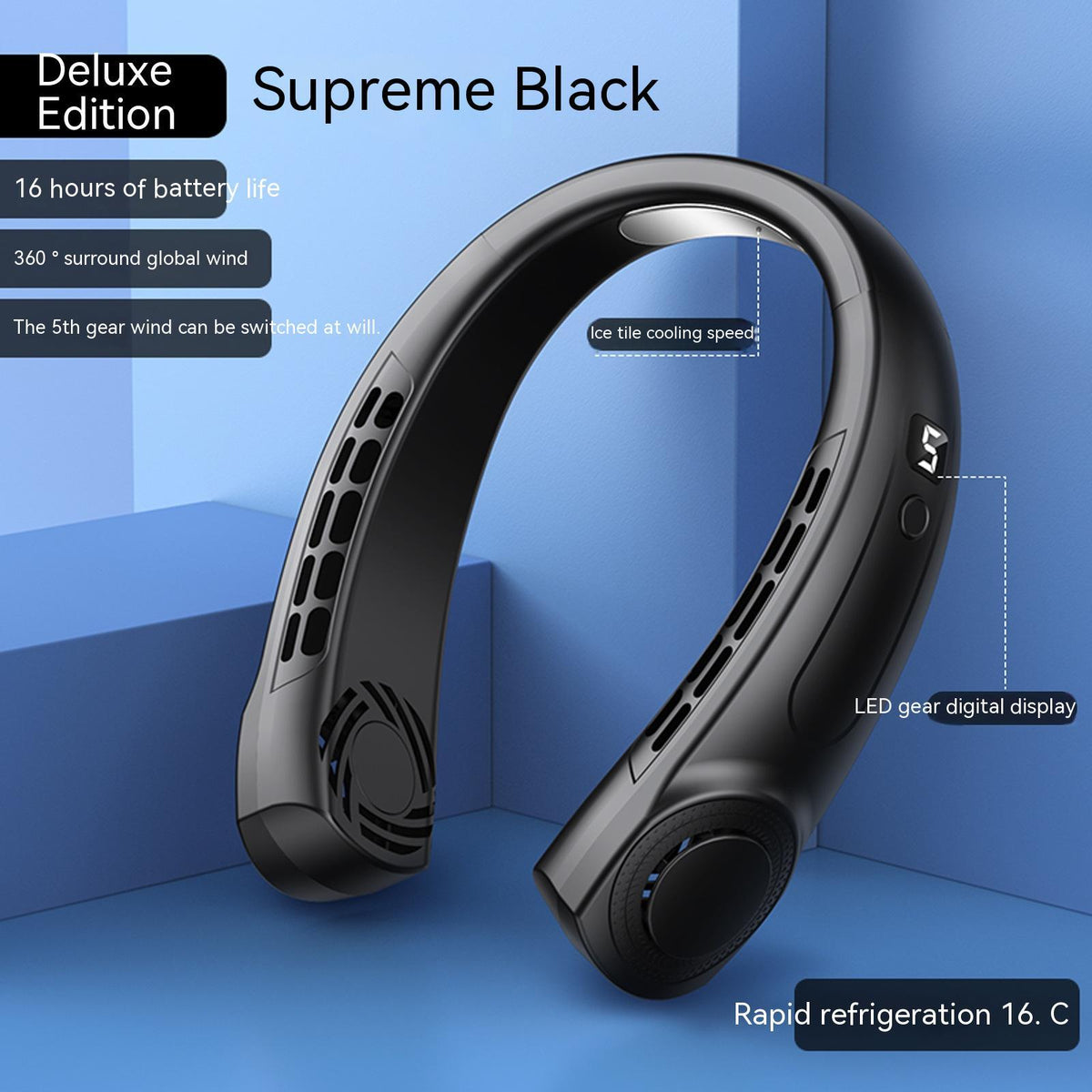 Hands-Free Portable Neck Fan